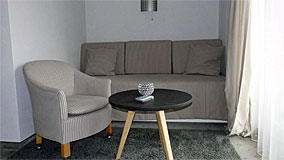 armchair and sofa